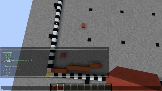 MC64 v0.1.1 | Bresenham Algorithm (no screen) | computer in vanilla Minecraft 1.14 смотреть онлайн