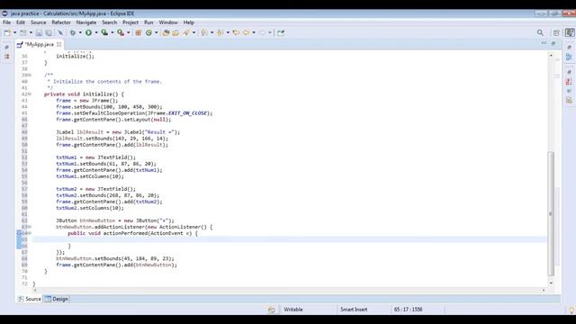 Lesson 2.Java Eclipse Window Builder. Practice2. Convert String to Int. смотреть онлайн