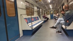 Метро Москвы 2021|Станция Окружная и поездка на поезде перегон Окружная - Селигерская