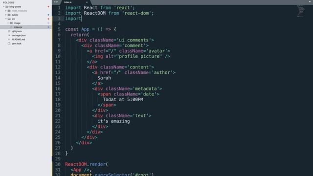 Specifying The Image in React JS смотреть онлайн