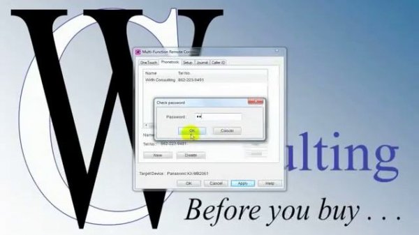 Panasonic KX-MB2061 | Installation Pt. II & Software Overview