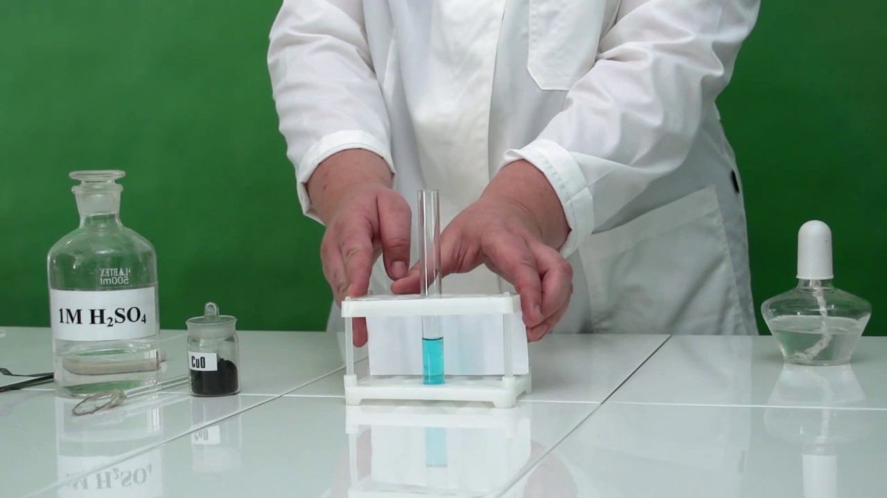 Качественная реакция на оксид меди смотреть онлайн
