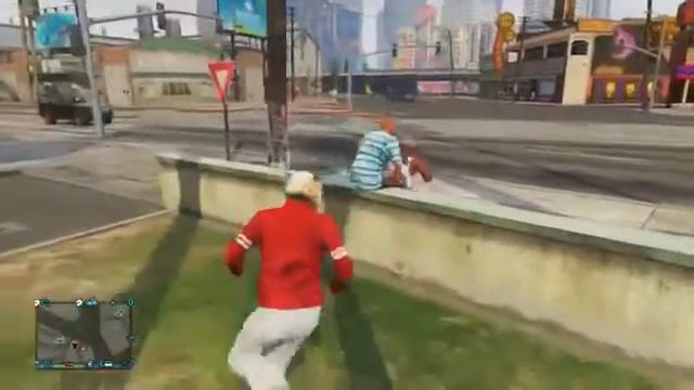 GTA 5 Online VanossGaming: Sticky Bomb Glitch Carlos vs Stripper, Floating Bong! GTA 5 смотреть онлайн