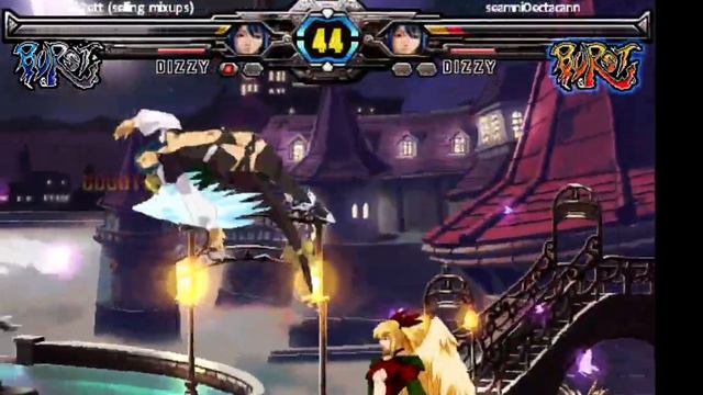 Guilty Gear XX Accent Core Plus R Seamni (dizzy) Vs The Zett (Dizzy)