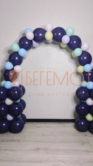 Как сделать арку из воздушных шаров без каркаса? (перезалив)