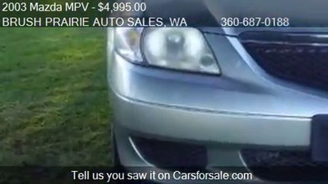 2003 Mazda MPV LX 4dr Minivan for sale in BATTLE GROUND, WA смотреть онлайн