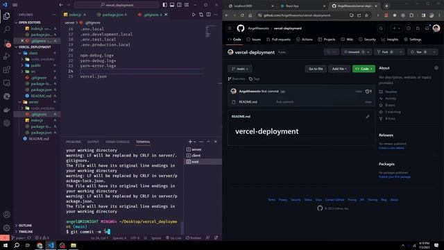 How to Deploy a ReactJS and NodeJS app with Vercel! смотреть онлайн