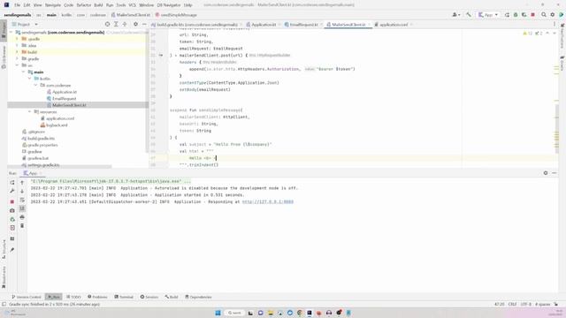 Easy emails sending with Kotlin, Ktor and MailerSend смотреть онлайн