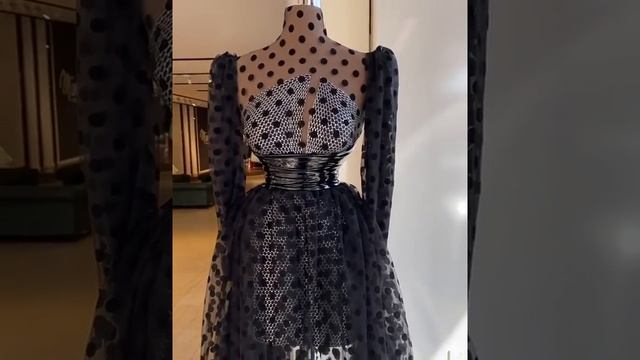 Polka Dot couture dress Slay My Look смотреть онлайн