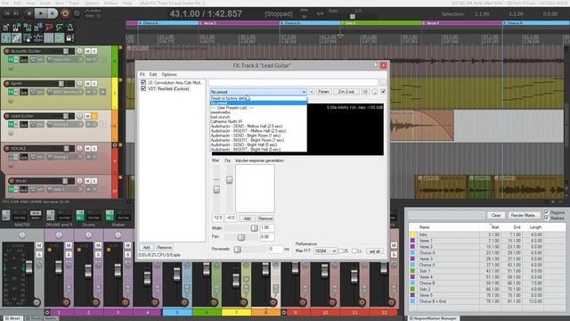 How to use stock plugins in REAPER to get an electric guitar tone смотреть онлайн