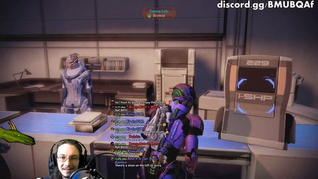 Grocery shopping on the Citadel for Gardner - Normandy Special Ingredients - Mass Effect 2 live смотреть онлайн