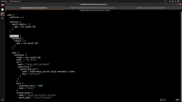 TERRAFORM - 22. Provider Kubernetes : TP - Wordpress - Déployer MYSQL смотреть онлайн