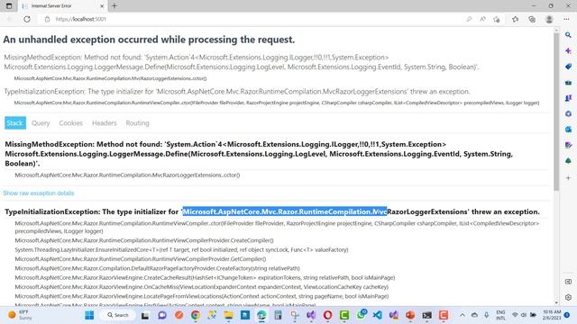 Fix: MissingMethodException: Method not Found ASP.NET CORE смотреть онлайн