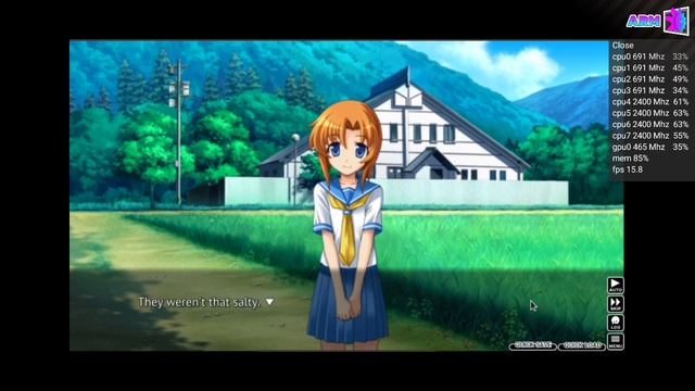 Higurashi When They Cry Hou - Ch.1 Onikakushi on Android [Termux] [Fex-emu] смотреть онлайн