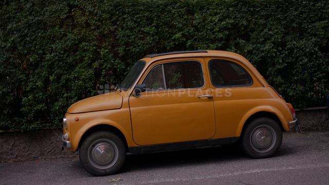 Rome Orange Car Stock Footage смотреть онлайн
