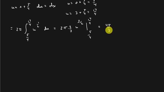 Integrate 2pi sqrt(x+1) sqrt(1+(1/(2sqrt(x+1)))^2) dx смотреть онлайн