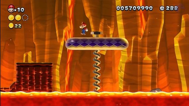 Peach's Castle-3 Rising Tides Of Lava [New Super Mario Bros Wii U] смотреть онлайн