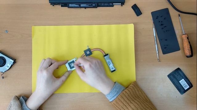 Чистка ноутбука и замена терпмопасты смотреть онлайн