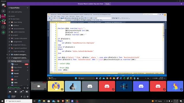 Dynamic SQL смотреть онлайн