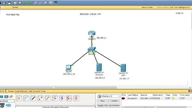 Syslog y NTP en Packet tracer - Curso de Redes - Practica 24 смотреть онлайн