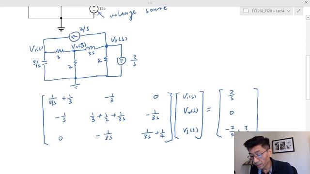 ECE202_Lec14_Part 2 Node Voltage Analysis with Voltage Sources смотреть онлайн