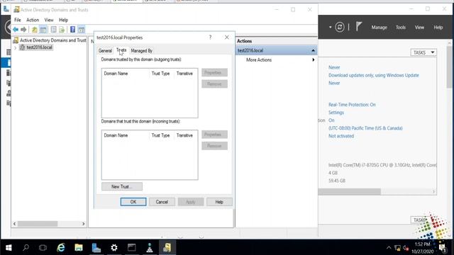 Setting up AD Trusts смотреть онлайн
