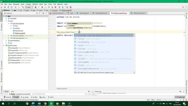 L8 08 Room Create Room Database смотреть онлайн