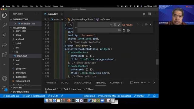 Flutter week 2 - Flutter Scaffold and Navigation смотреть онлайн