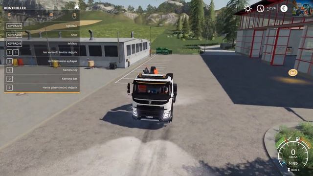 Farming Simulator 2019 VOLVO FMX 6X4 GRUE v1.1 Kamyon Modu смотреть онлайн