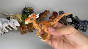 Обзор коллекции лего динозавров Мир юрского периода! Review of the Lego dinosaur Jurassic World!