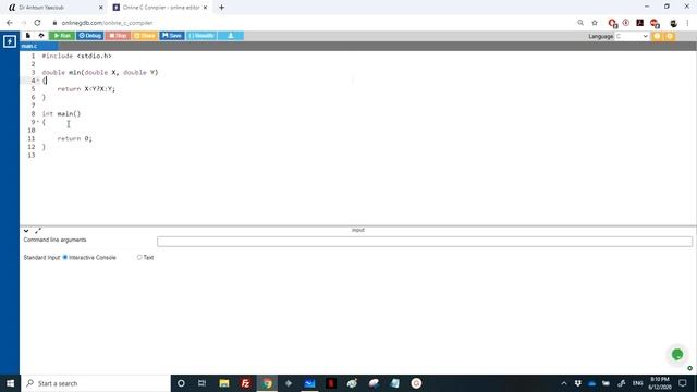 Algorithmics & Programming - Exercise - Minimum of 4 real numbers смотреть онлайн