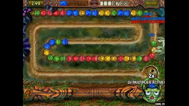 Zuma's Revenge: gap farm! + reverse, 0.5 and 0.25 speed смотреть онлайн