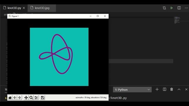 How to create 3D plots | knots in Python Matplotlib смотреть онлайн