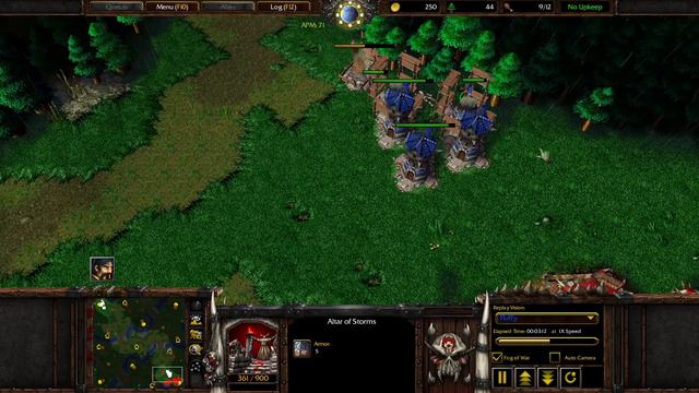 Warcraft 3 Reforged human vs orc tower rush (W3Champions Bronze League) смотреть онлайн