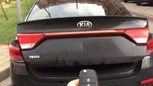 Полное открытие багажника киа Рио 4