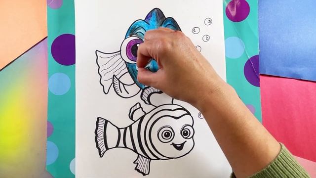 Drawing Dory and Nemo [Finding Nemo] смотреть онлайн