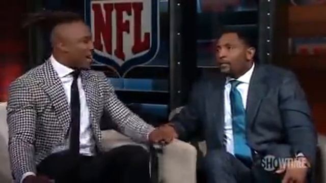 Brandon Marshall and Ray Lewis || "Talking trash to each other" смотреть онлайн