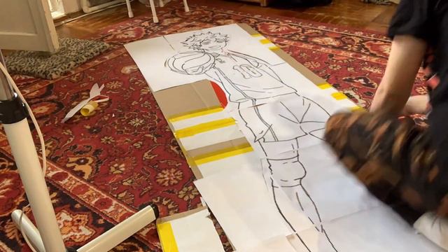 СДЕЛАЛА МУЖА ИЗ КАРТОНА!!!!!