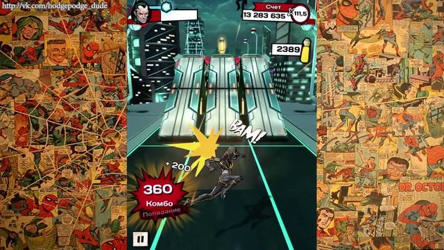 Spider Man Unlimited играю #86 (мобильная версия) iOs смотреть онлайн
