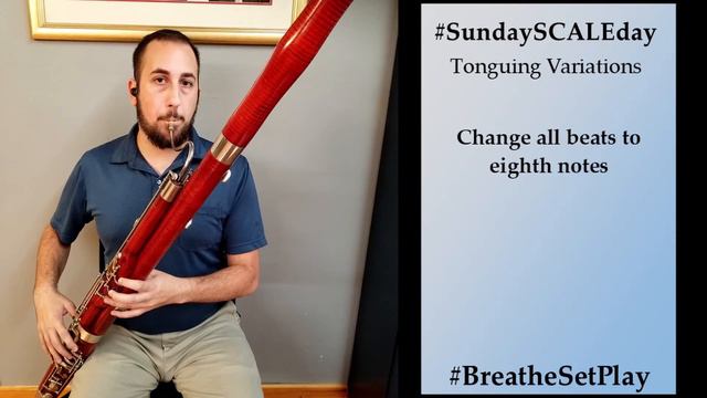#SundaySCALEday 9/6/20: Bb Major, One Octave - Tonguing Variations смотреть онлайн