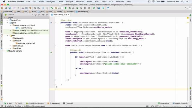 30. Add a Required Field to the AppCompat EditText смотреть онлайн