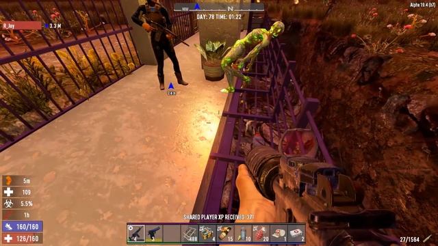 7 Days To Die - 100% Zombie Proof Trader Base Vs Horde Night Alpha 19.4 смотреть онлайн