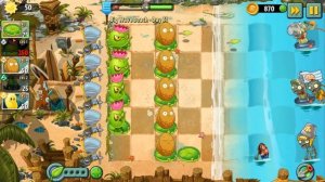 Прохождение Растения против зомби 2, Пляж большой волны, 31-й день