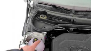 Установка газовых упор капота на Лада Веста NG