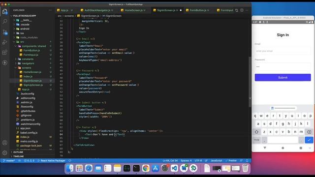 React Native & Firebase - Quiz App | #1 Intro, Firebase Setup & Firebase Authentication смотреть онлайн