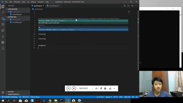 [English] [Git] 10 Resolve Rebase Conflicts смотреть онлайн
