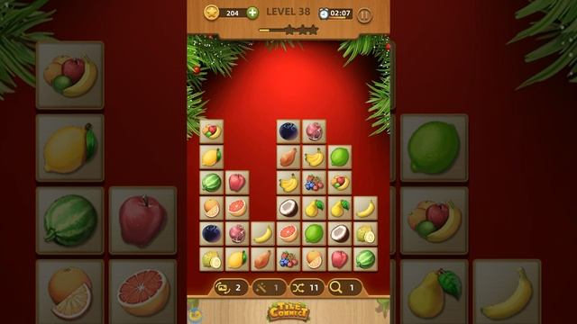 Tile Connect - Free Tile Puzzle & Match Brain Game - Gameplay Part 6 Levels 36-40 (Android,iOS) смотреть онлайн