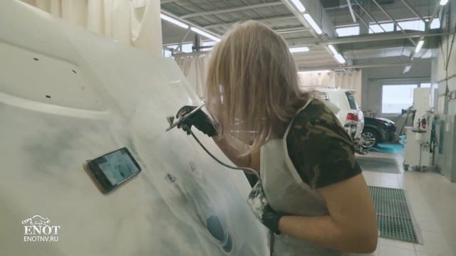Аэрография с белым медведем смотреть онлайн