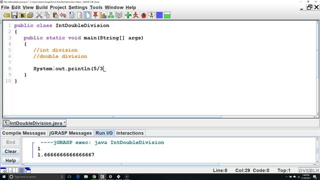 AP Computer Science A - Unit 1: Primitive Types смотреть онлайн