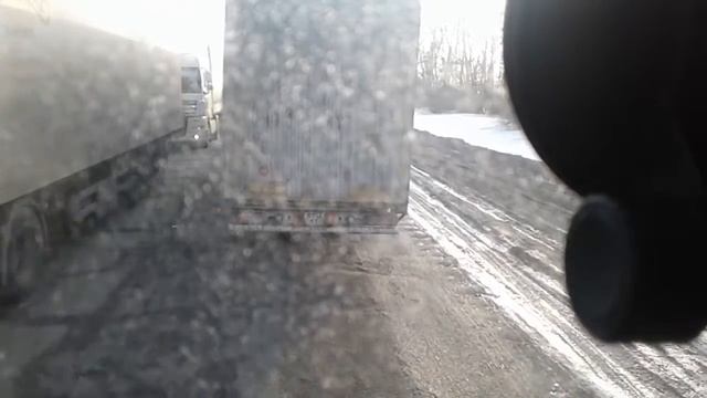 Трасса М5 Пробка - дорога перед шацком сломалась основательно до основания смотреть онлайн